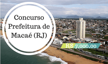 Concurso Prefeitura de Macaé (RJ): mais de 200 vagas para Enfermagem, Farmácia, Medicina e mais