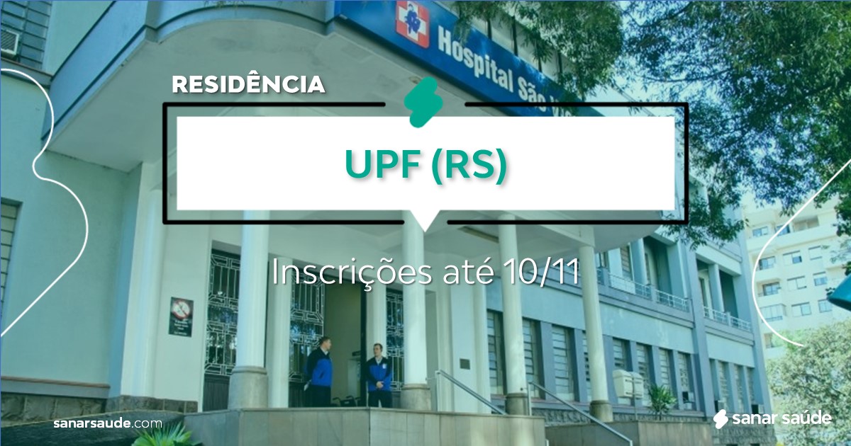 Residência UPF - RS 2022: 56 vagas abertas!