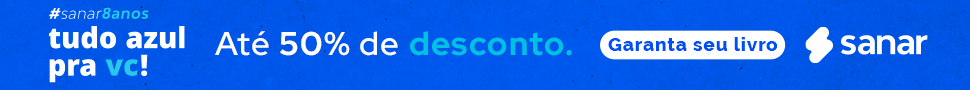 #sanar8anos Tudo Azul pra Vc: até 50% de desconto em livros!