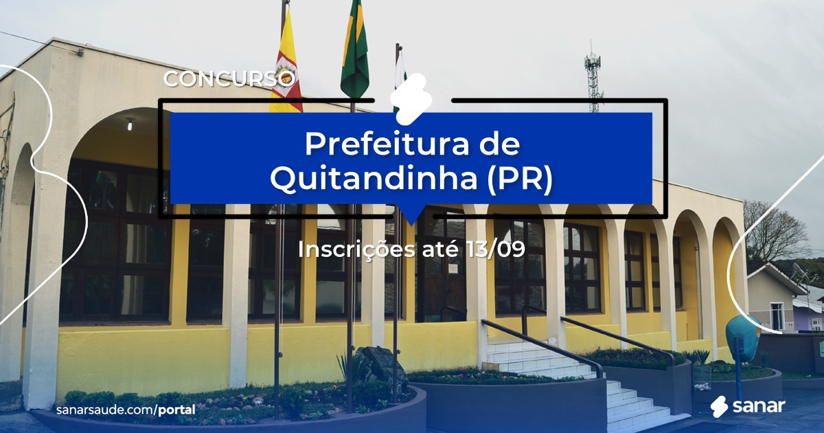 Concurso de Quitandinha - PR: salários até R$9 mil na Saúde!
