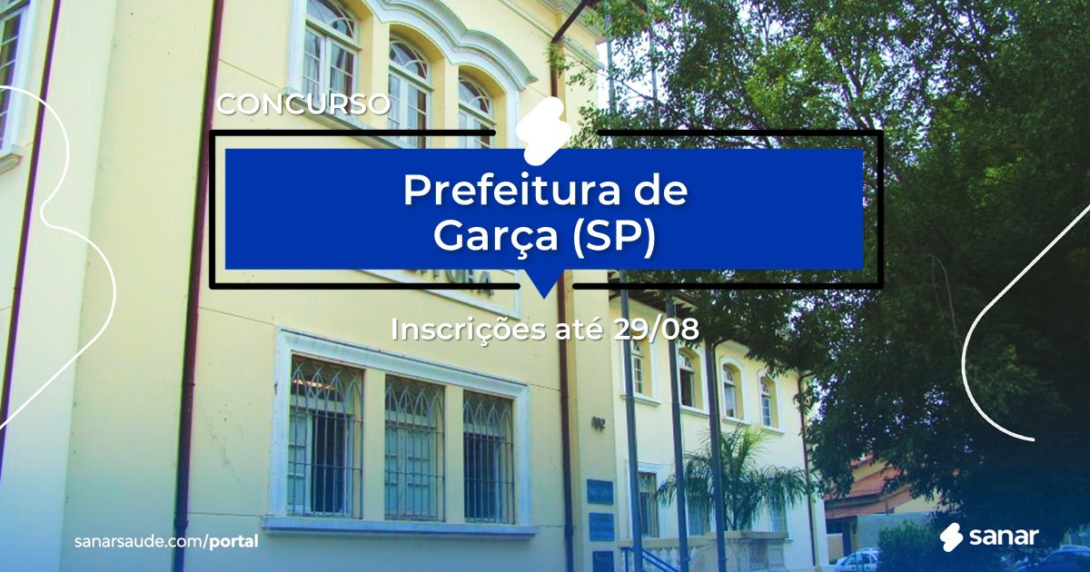 Concurso de Garça - SP: vagas na Saúde para psicólogos!