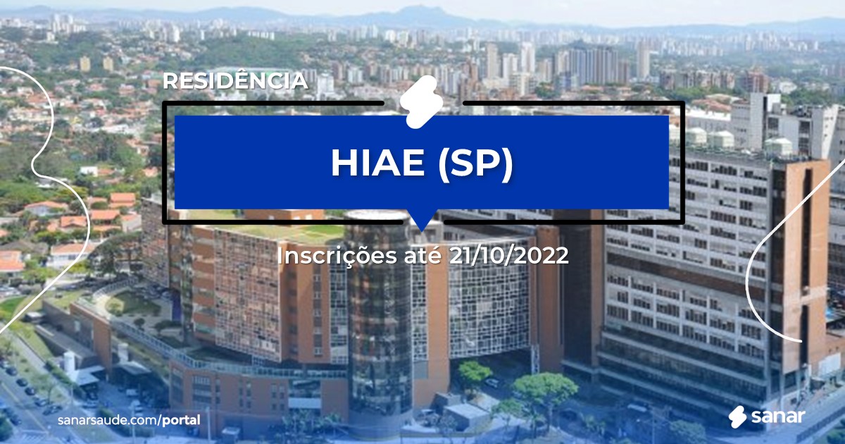 Residência Multiprofissional HIAE - SP 2023: 27 vagas!