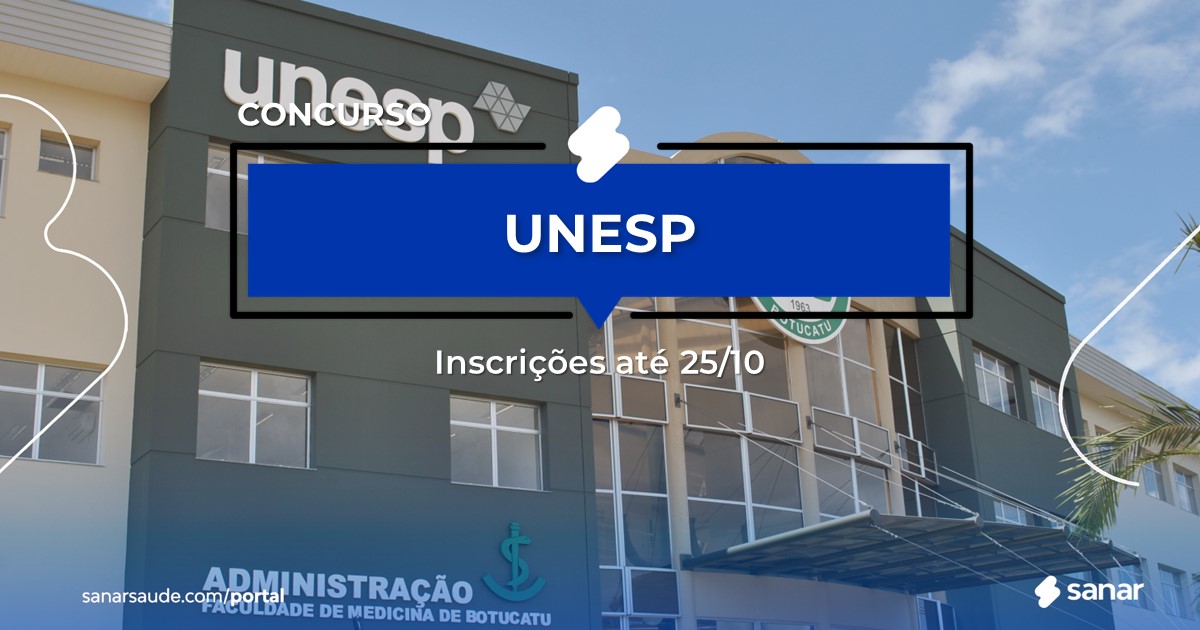 Concurso da UNESP: vagas na Saúde para médicos!