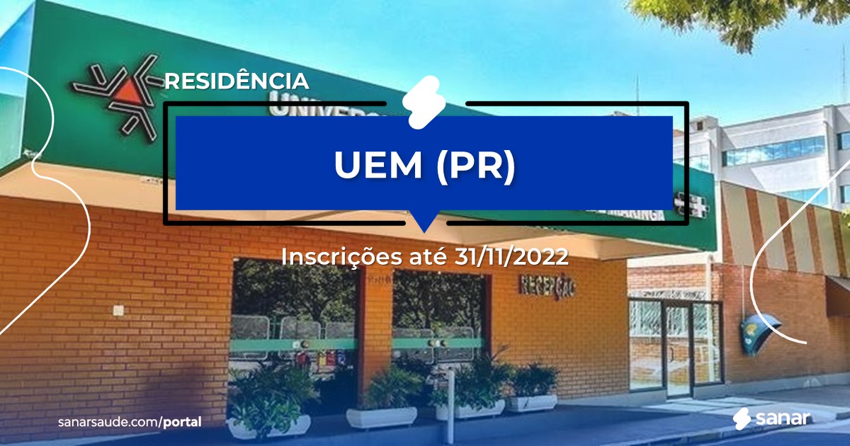 Residência Multiprofissional UEM - PR 2023: 18 vagas!