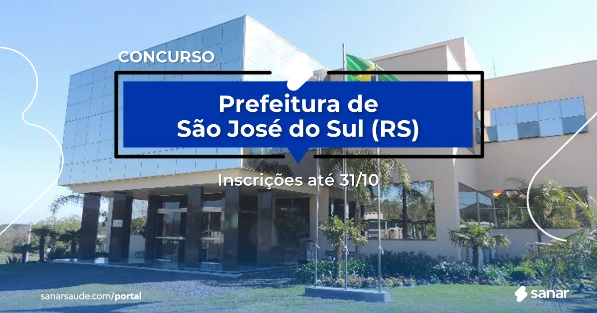 Concurso de São José do Sul - RS: salários de até R$10 mil na Saúde!