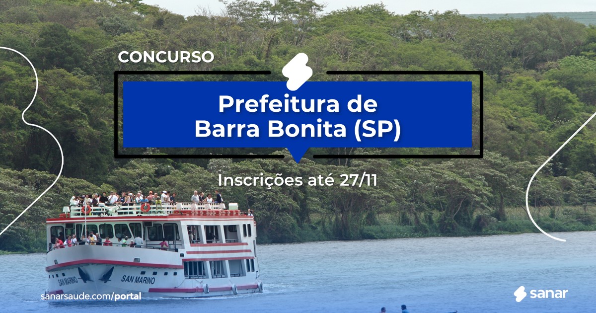 Concurso de Barra Bonita - SP: salários de até R$10 mil na Saúde!