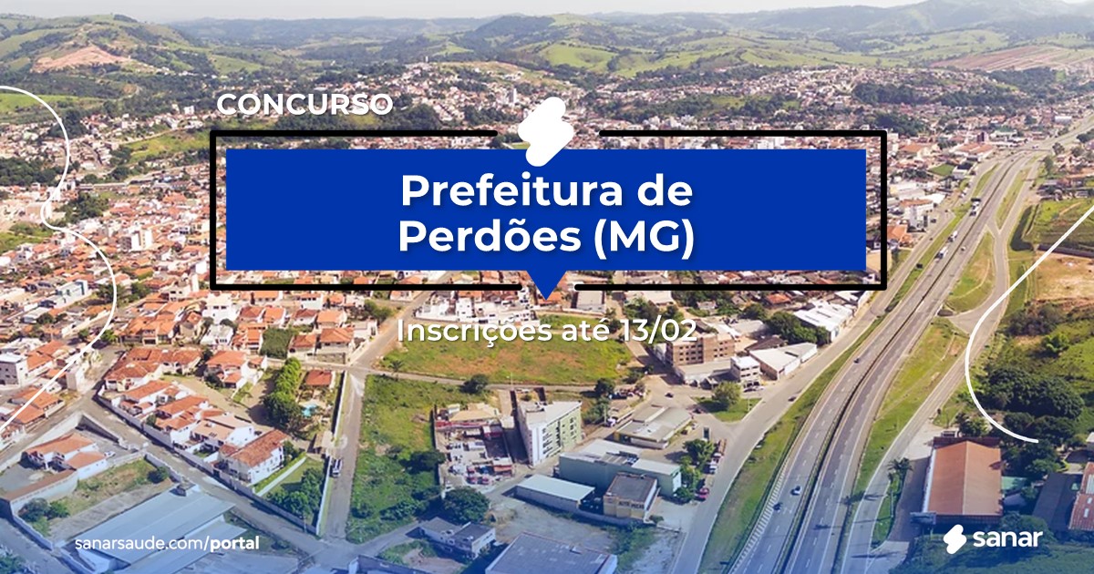 Concurso de Perdões - MG: salários de até R$12 mil na Saúde!