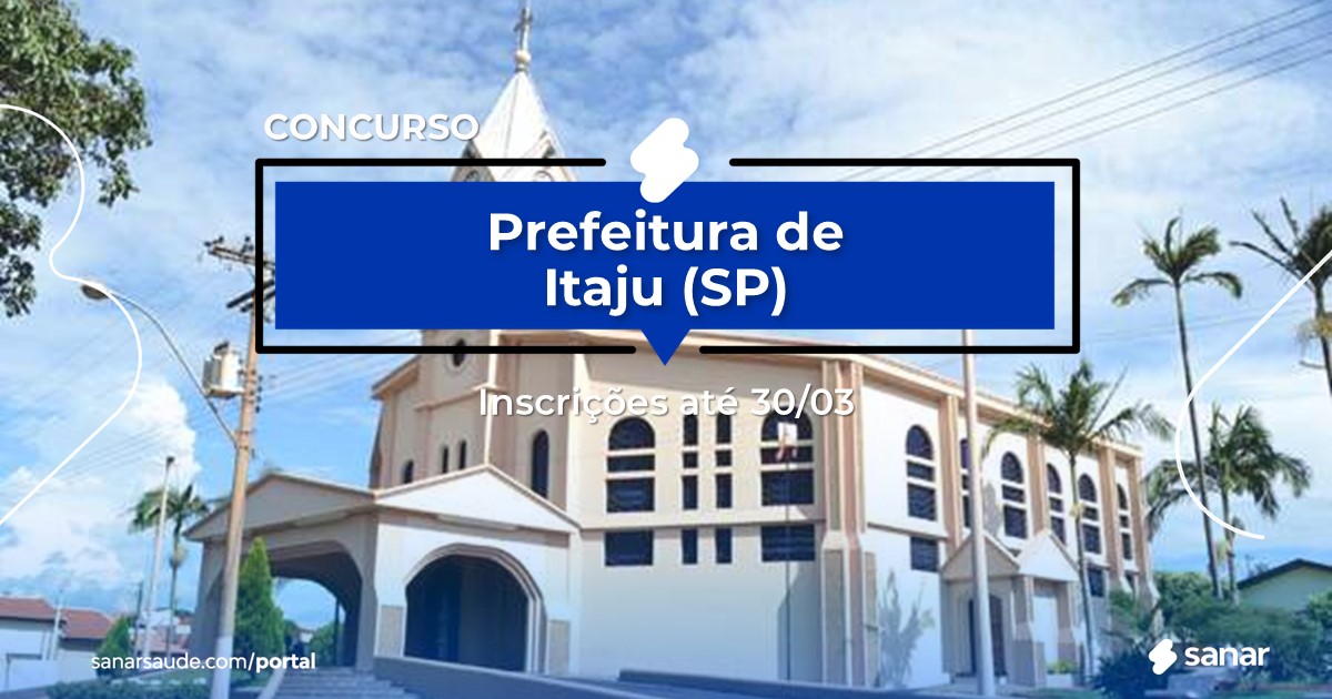 Concurso de Itaju - SP: na Saúde, vaga para psicólogo!